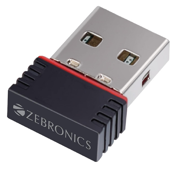 ZEBRONICS ZEB-USB150WF1 WiFi USB Mini Adapter